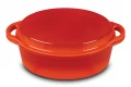 LE CREUSET MULTI FUNCTION OVAL/ GRILL - FLAME/VOLCANIC - 32CM