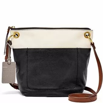 Fossil Keely Crossbody - Black/white - zb6933005