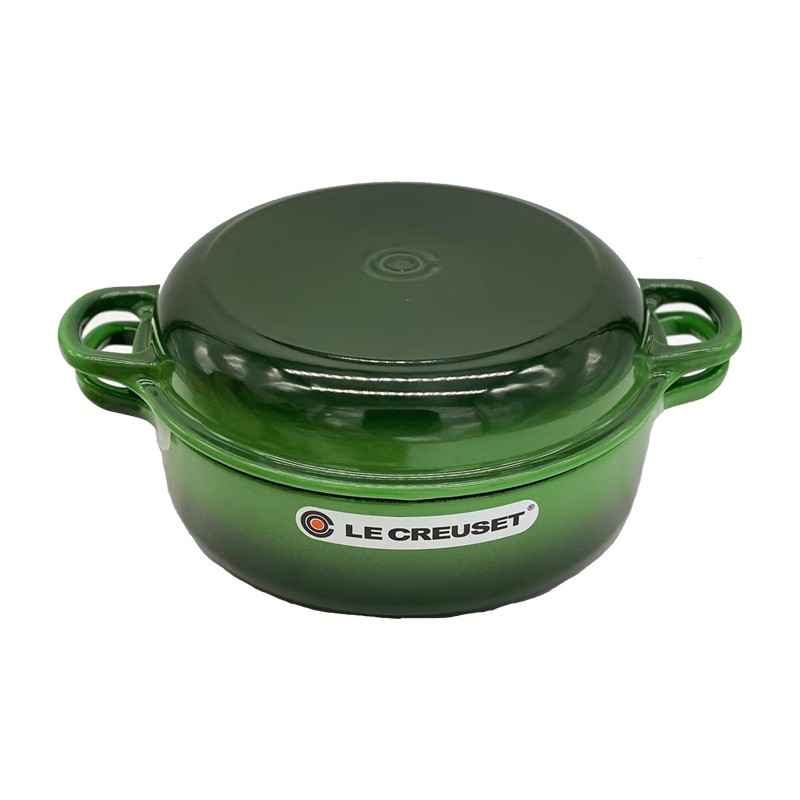 Le Creuset Cast Iron Oven Baker with Lid - Emerald -