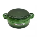LE CREUSET CAST IRON OVEN BAKER WITH LID - EMERALD - 26CM