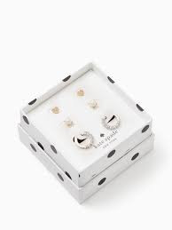 Kate Spade Earring - Cream Multi - Set of 3