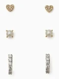 Kate Spade Earring - Cream Multi - Set of 3