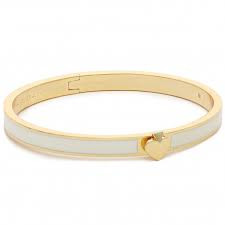 Kate Spade Bangle - White / Gold - 19.5cm