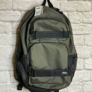 VANS SKATES BACKPACK - DARK GREEN - ONE SIZE