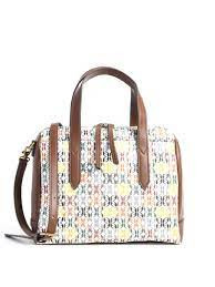 Fossil Sydney Satchel - Multi White - One Size