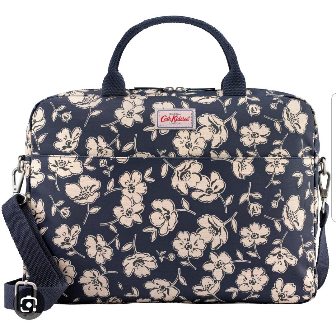 Cath Kidston Laptop Bag - Mono Poppies - 594639