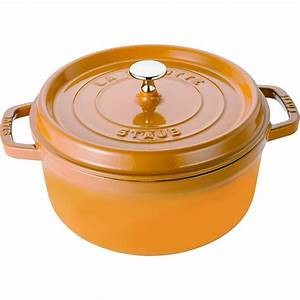 Staub Round Cocotte 11092212B - Mustard - 22cm