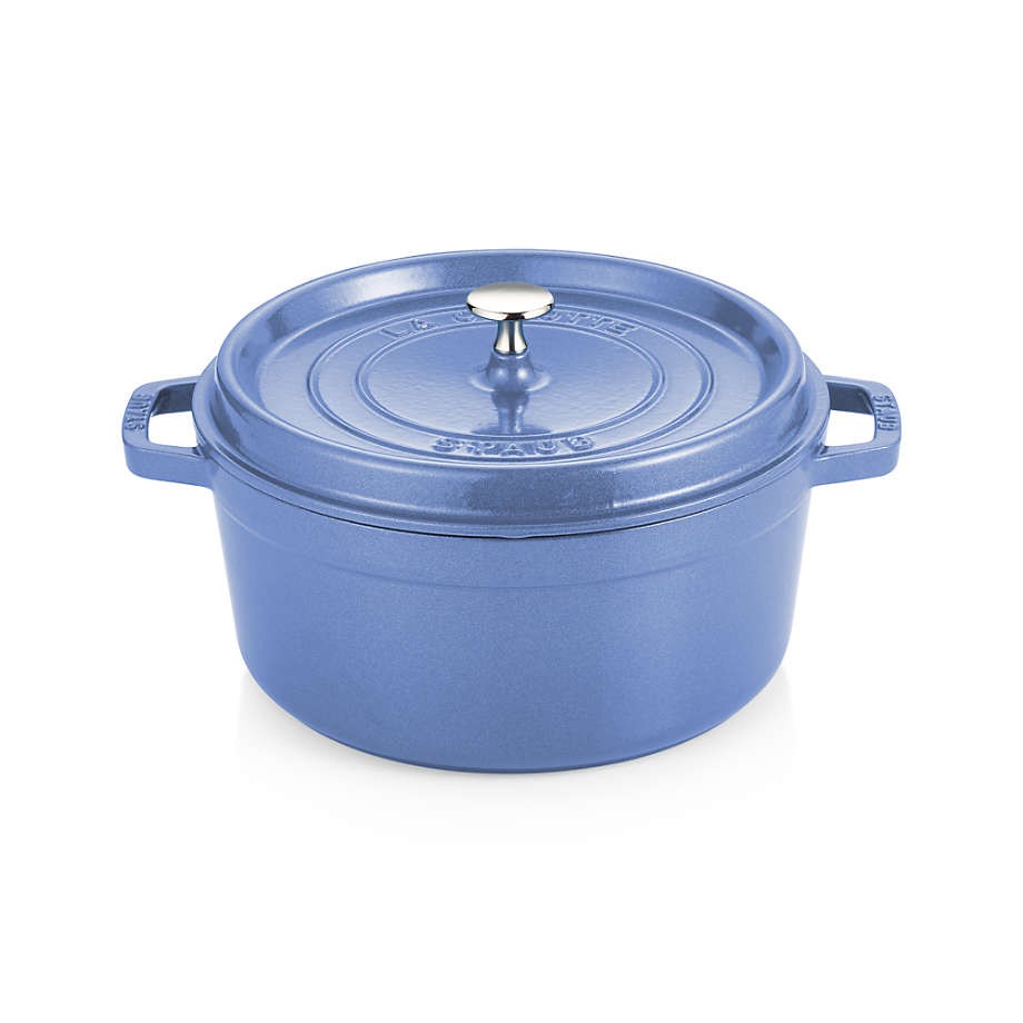 Staub Round Cocotte 1109261410B - Blue Metalic - 26 Cm