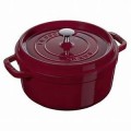 STAUB ROUND COCOTTE 110928808B  - BORDEAUX - 28 CM