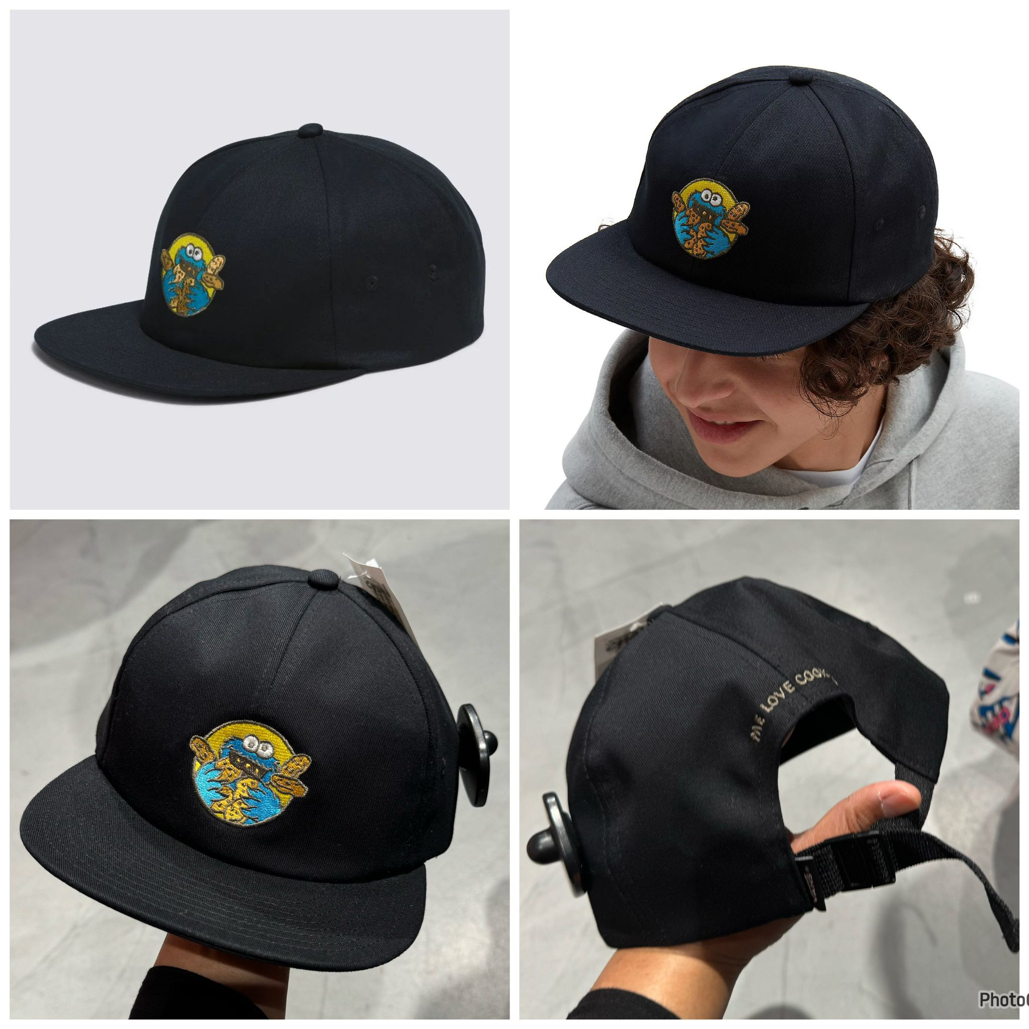 VANS Cap - Black - Jockey Sesame Street