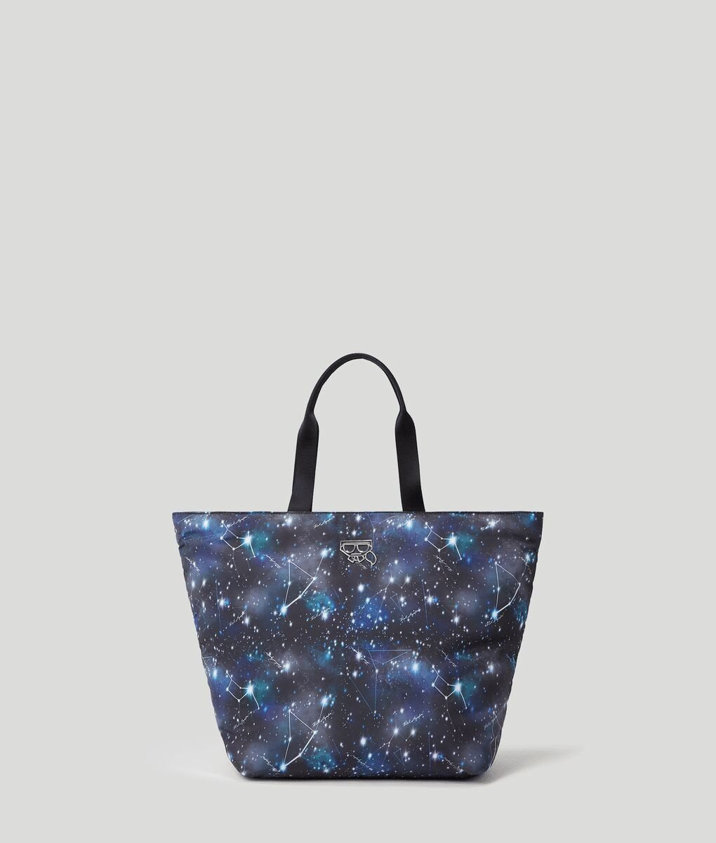 AzuraMart Karl Lagerfeld K Kos kocktail Shopper Tote Navy Multi 24SW3041 50 X 35 X 20 CM