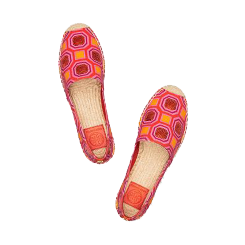 Tory Burch Cecily Embellished Espadrille 46765 - Multi - Size US 9