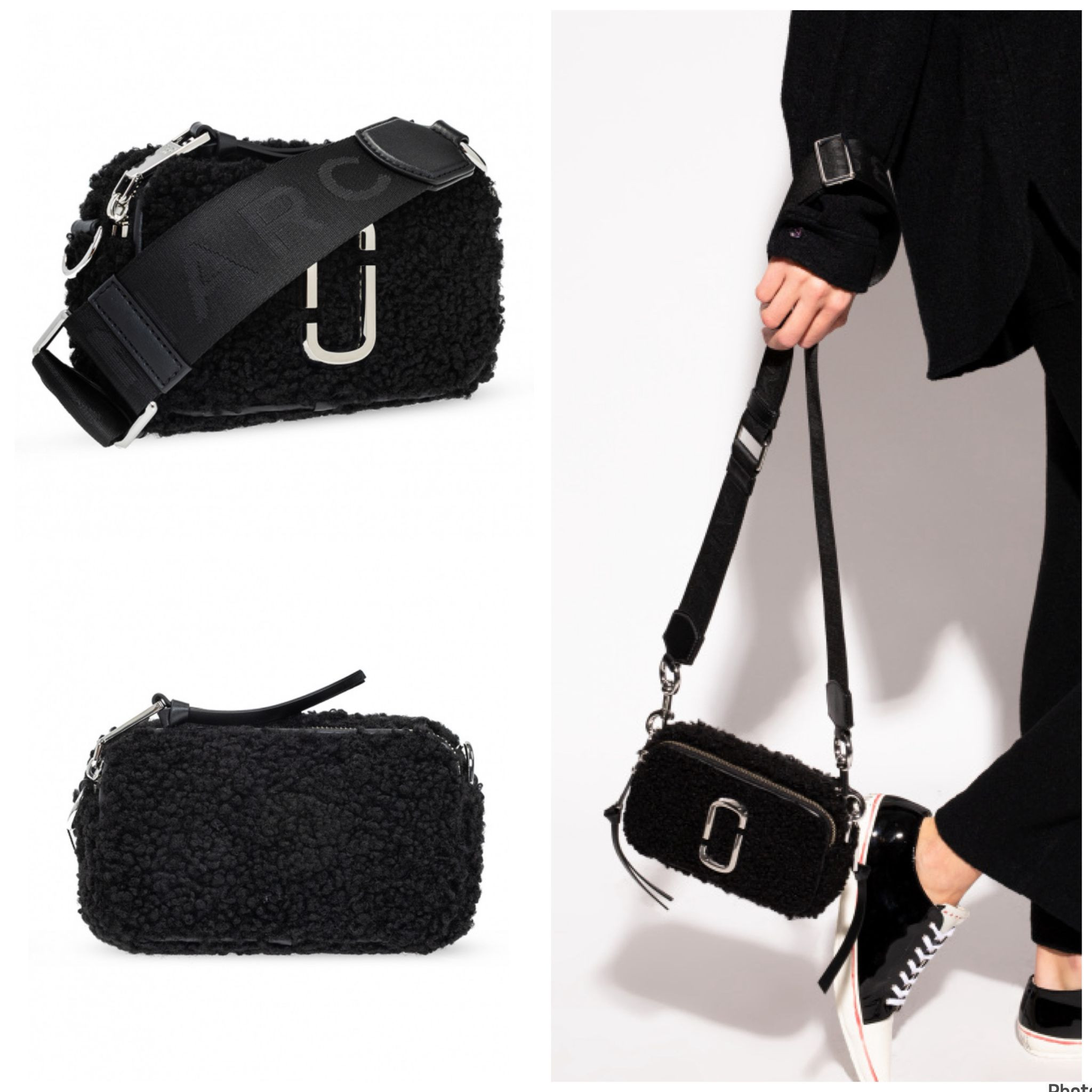 Marc Jacobs The Softshot Crossbody - Black - 20 x 12 x 5 cm