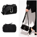 MARC JACOBS THE SOFTSHOT CROSSBODY - BLACK - 20 X 12 X 5 CM