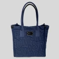MARC JACOBS ZIPPED QUILTED TOTE - AZURE BLUE - 35 X 32 X 14 CM