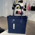 Marc Jacobs Zipped Quilted Tote - Azure Blue - 35 x 32 x 14 cm