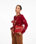 Marc JacobsUptown Top Handle Shoulder Bag with scarf  - True Red - H965L01PF22 / 22 x 20 x 13 cm