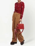 Marc JacobsUptown Top Handle Shoulder Bag with scarf  - True Red - H965L01PF22 / 22 x 20 x 13 cm