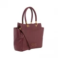 MARC JACOBS TOO HOT TOO HANDLE SATCHEL - FIG - SMALL