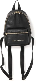 Marc Jacobs Leather Mini Backpack - Black - H302L01FA21 / 23 x 18 x 6 cm