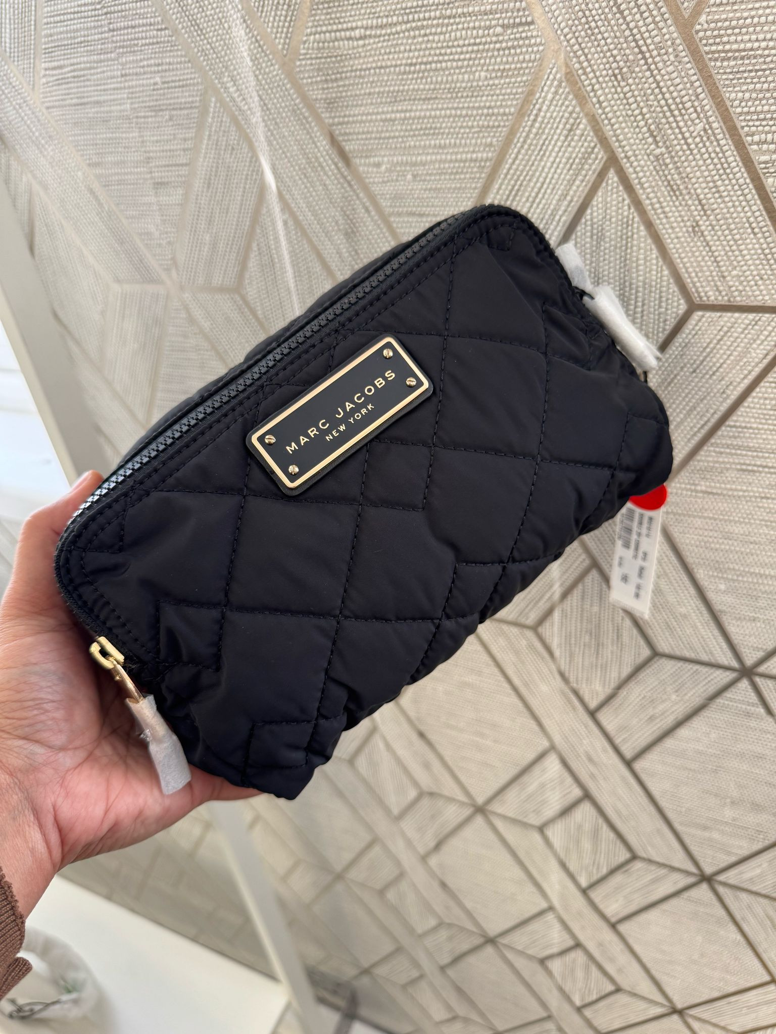 Marc Jacobs Double Zip Pouch - Black - M0016114 / 22 x 15 x 6 cm