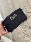MARC JACOBS DOUBLE ZIP POUCH - BLACK - M0016114 / 22 X 15 X 6 CM