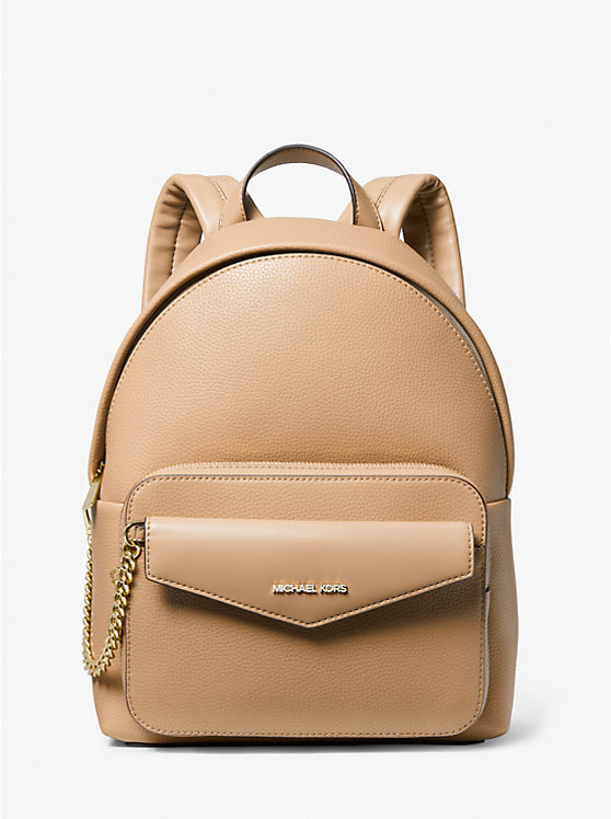 Michael Kors Maisie Backpack - Camel - 35F3G5MB8L / Medium 2 in 1/ 34 x 25 x 9 cm