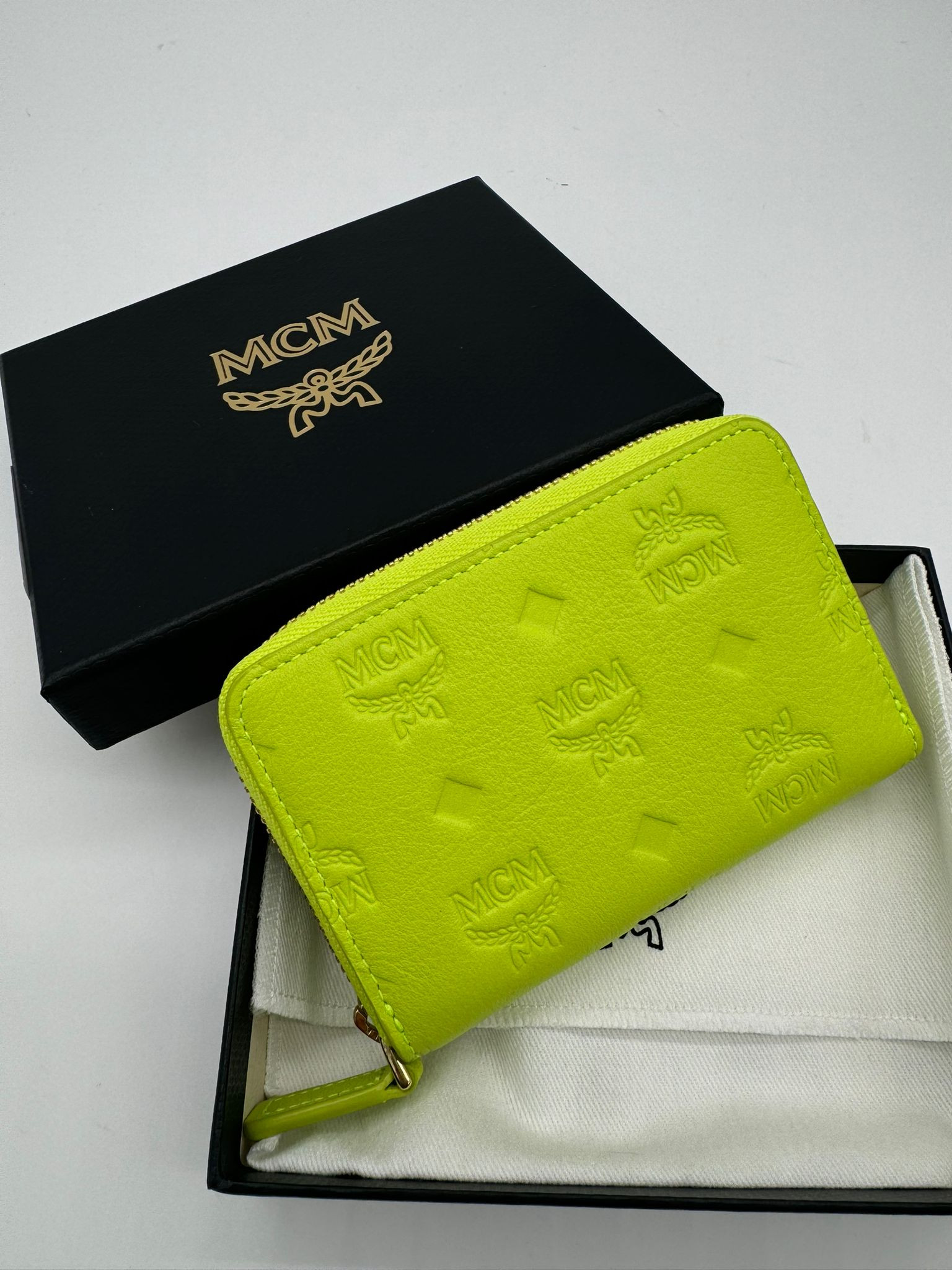 MCM Purse - Acid Lime - One Size