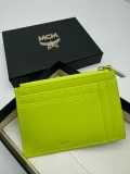 MCM Card/Coin Purse - J7001 / Acid Lime - Mode Travia / 12 x 8 cm