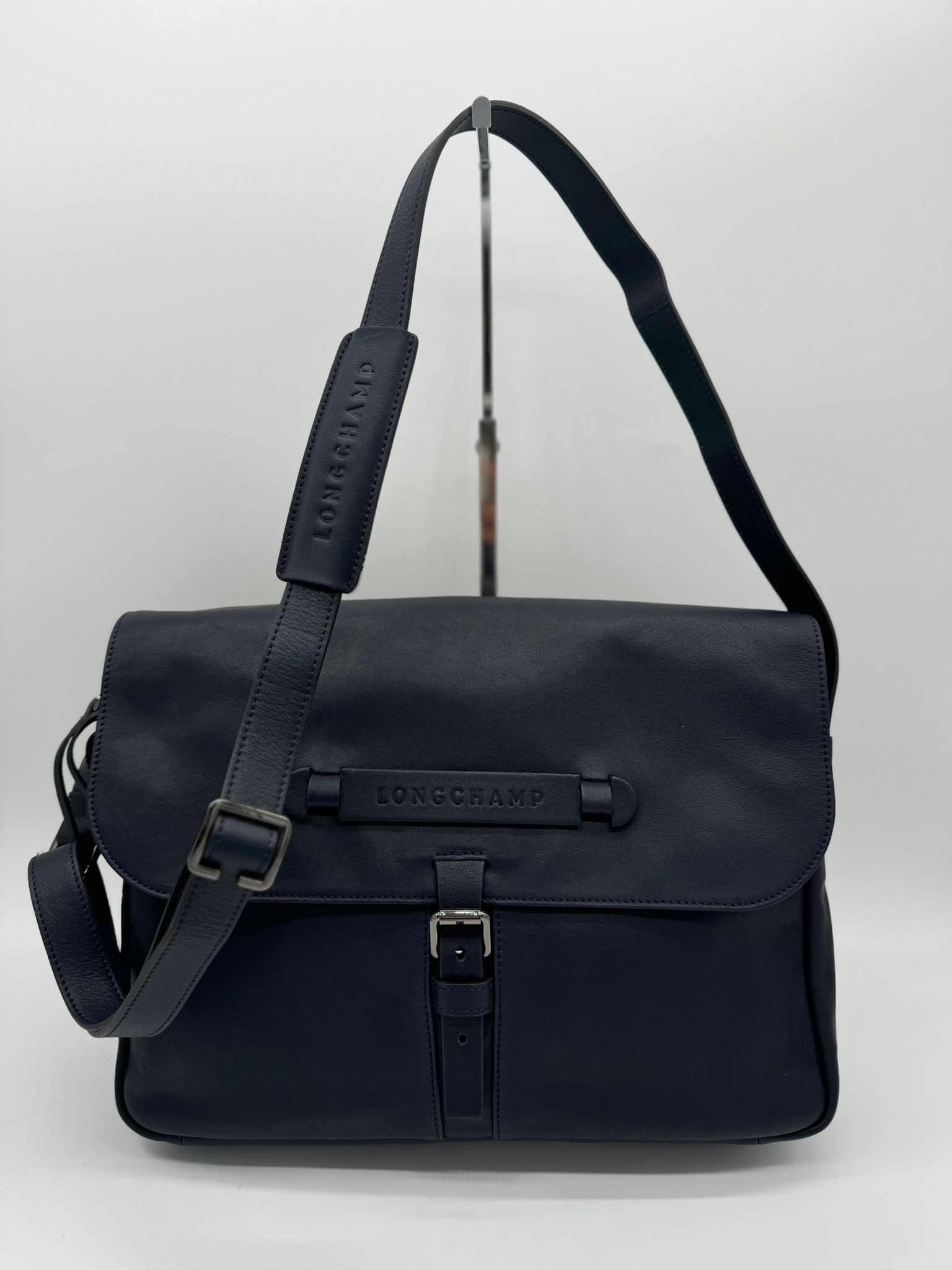 Longchamp 3D Messenger/Laptop Bag - Midnight Blue - L1377770606 / 35 x 25 x 6 cm