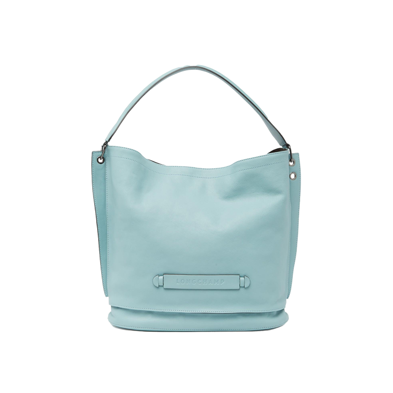 LONGCHAMP 3D HOBO - AQUA - LARGE WITH LONG STRAP