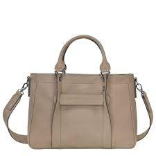 Longchamp 3d Tote - Brown - Small With Long Strap L1115772315