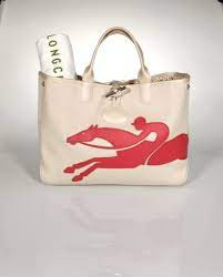 Longchamp Roseau FLEURI GALOP REVERSIBLE Tote - Beige - One Size