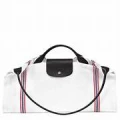 Longchamp Li Pliage Torchon Tote - 10160HYS445 / Red Blue - Extra Large